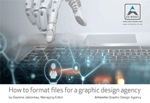 How to format files for a graphic design agency